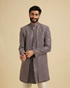 Serene Blue Viscose Indo Western